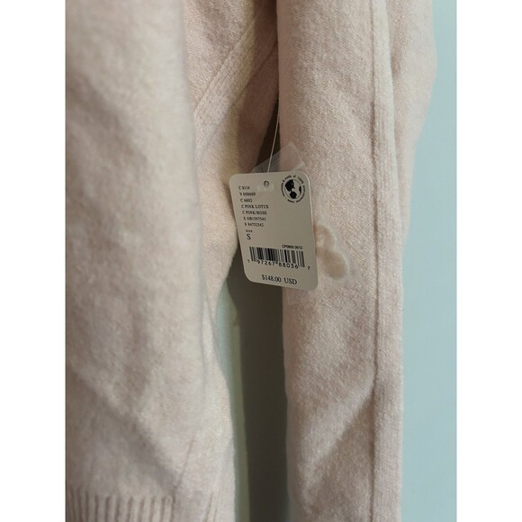 Free People Luna Pullover Sweater Pink Lotus S New w/Tags - Picture 4 of 6